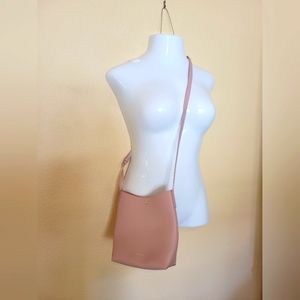 SAMARA Medium Vegan Leather Shoulder Crossbody Bag Peony Pink NWOT